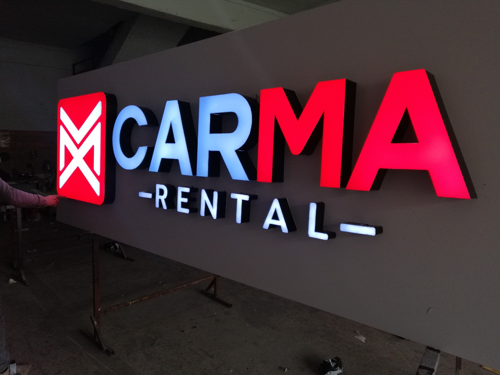 Carma Işıklı Tabela