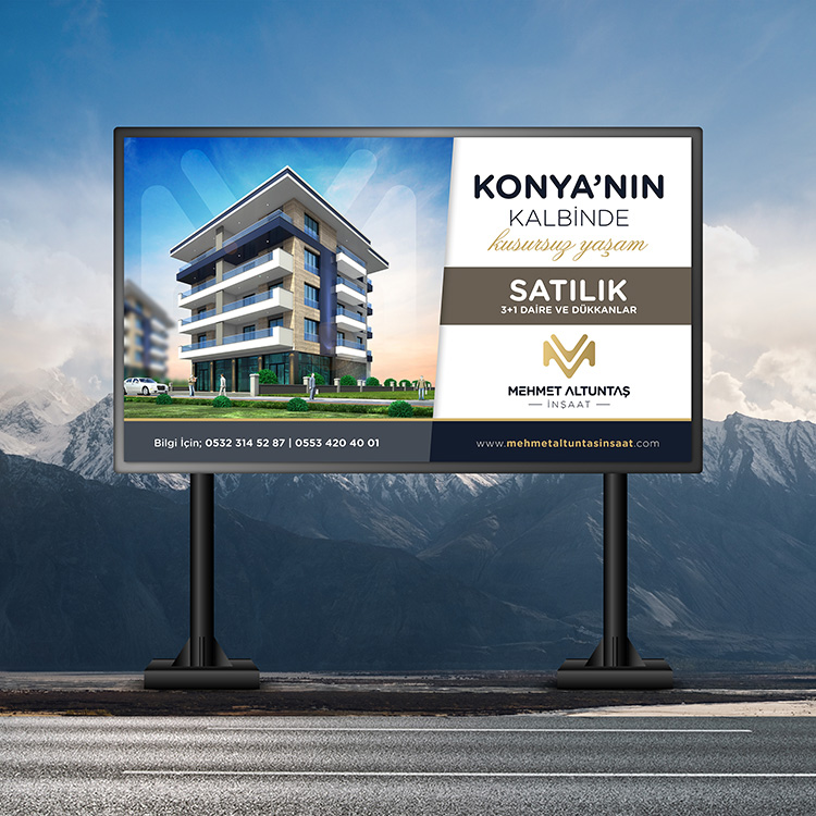  Konya İnşaat Tabelaları